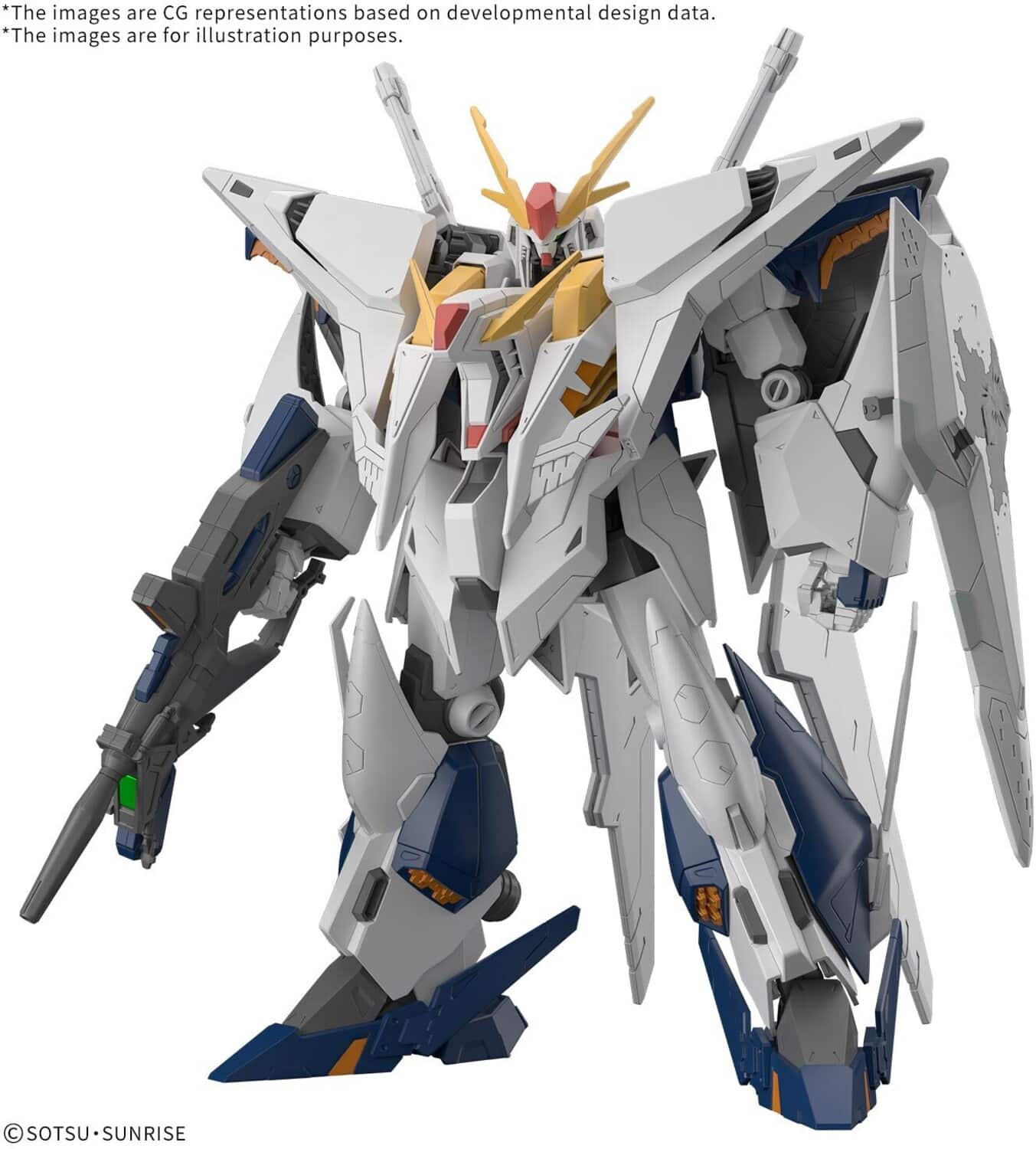 Bandai- Hobby- Mobile Suit Gundam Hathaway: The Sorcery of Nymph Circe- #266 Xi Gundam 1/144 Model- COLLECTIBLES- Multicolor
