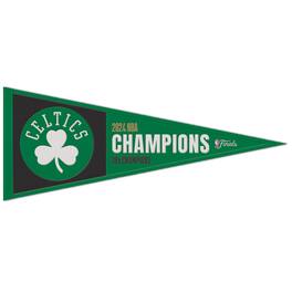 WinCraft - Boston Celtics 18-Time NBA Finals Champions 13" x 32" Wool Pennant - Multicolor