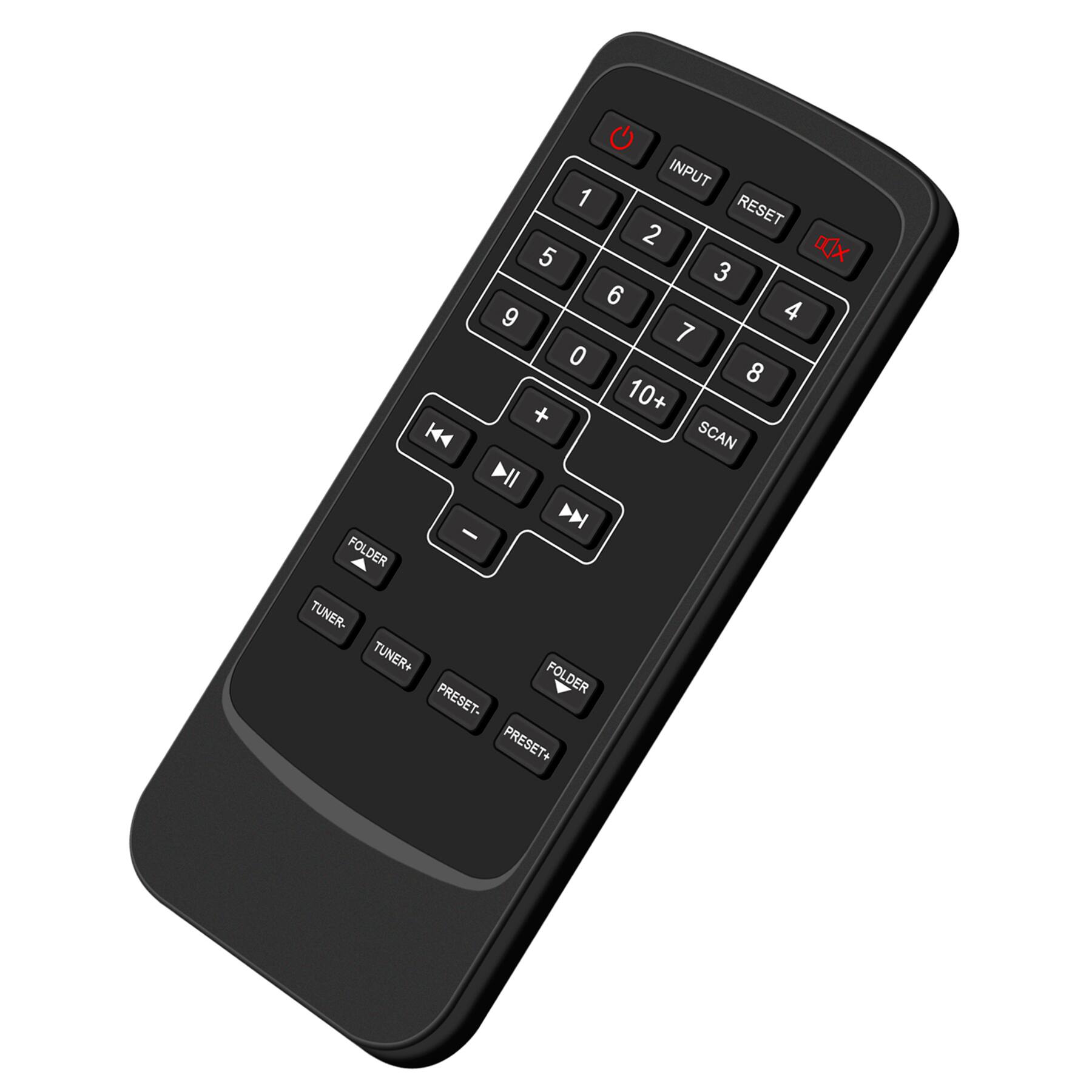 INPUT 1 RESET 2 5 x 3 6 9 4 7 0 8 10+ + SCAN - FOLDER TUNER- TUNER+ FOLDER PRESET- PRESET+