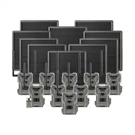 Spypoint - Flex-M Trail Camera 10-Pack with Solar Panels and Reader (21 Items)