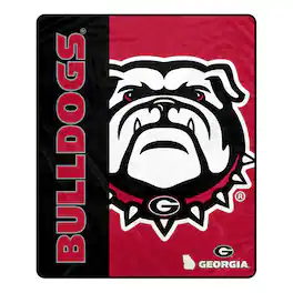 Pegasus - Georgia Bulldogs 50" x 60" Endzone Ultra Soft Throw Blanket - Multicolor