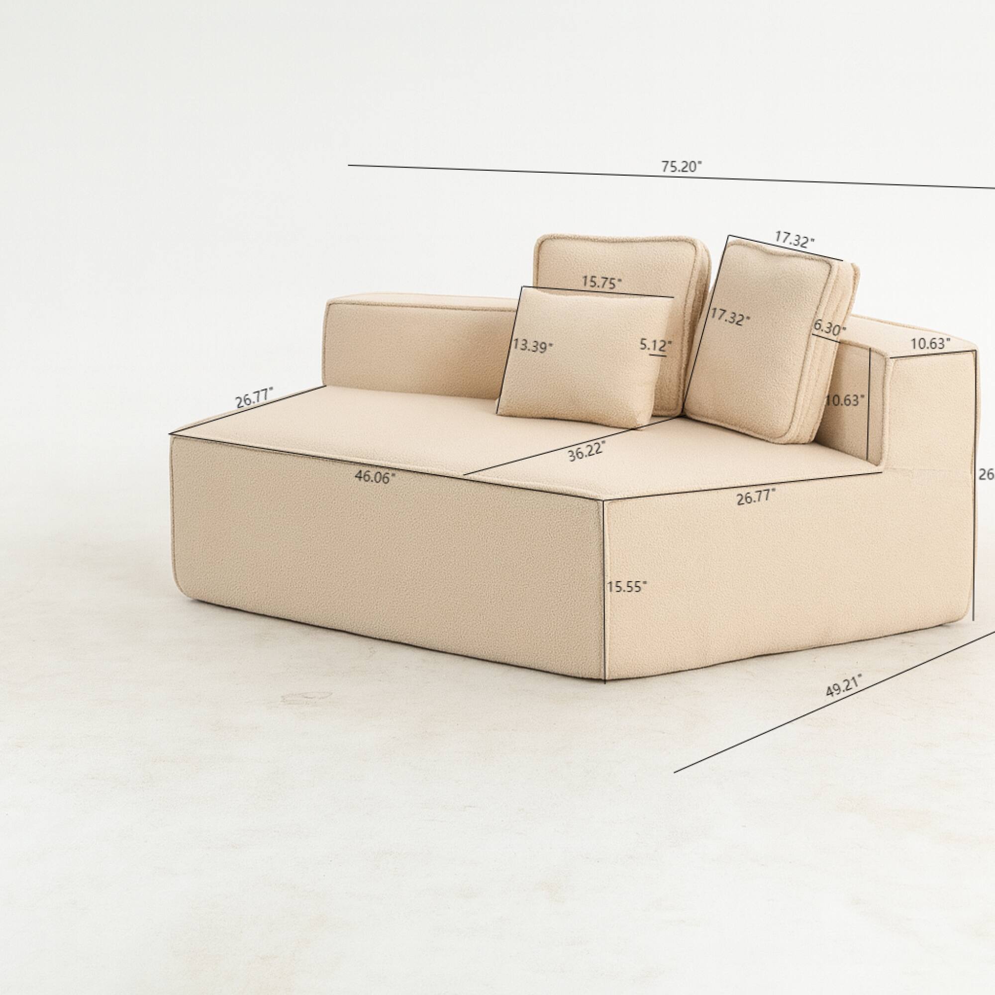 75.20" 17.32" 13.39" 15.75" 5.12" 17.32" 6.30" 10.63" 26.77" 10.63" 46.06" 36.22" 26.77" 26.77" 15.55" 49.21"