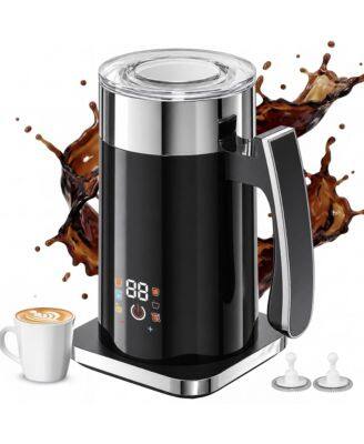 Alt View 7. Sugift - 6-in-1 Electric Milk Frother And Steamer 14.5 Oz Automatic Hot And Cold Foam Maker For Coffee And Hot Chocolate - Black.