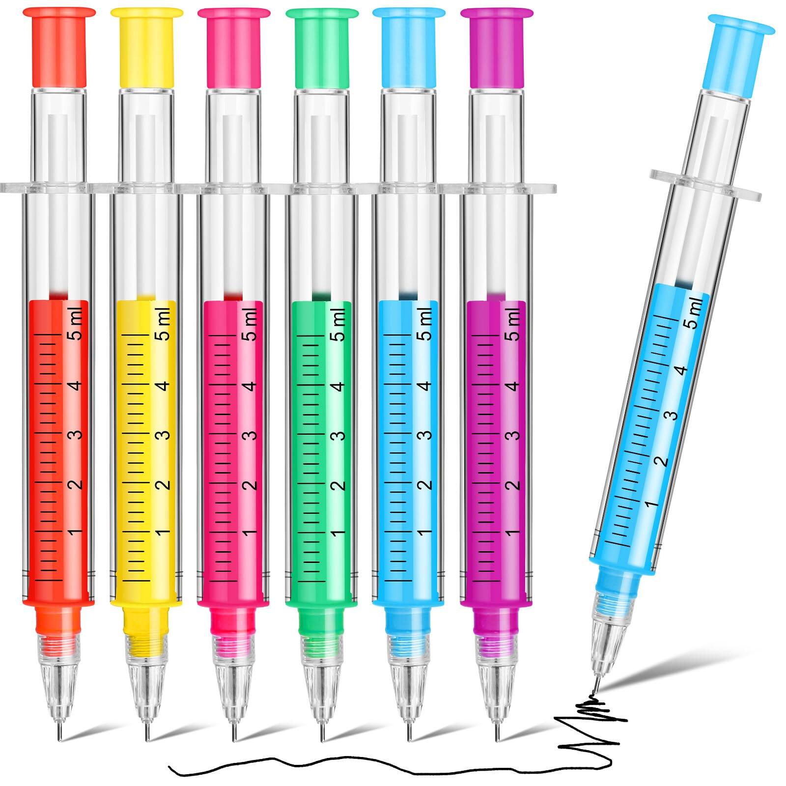 Paradigms Interiors - 100 Retractable Nurse Pens Novelty Fun Multi Ballpoint Gifts For Student School Supplies Birthdays Pretend Party Favo...