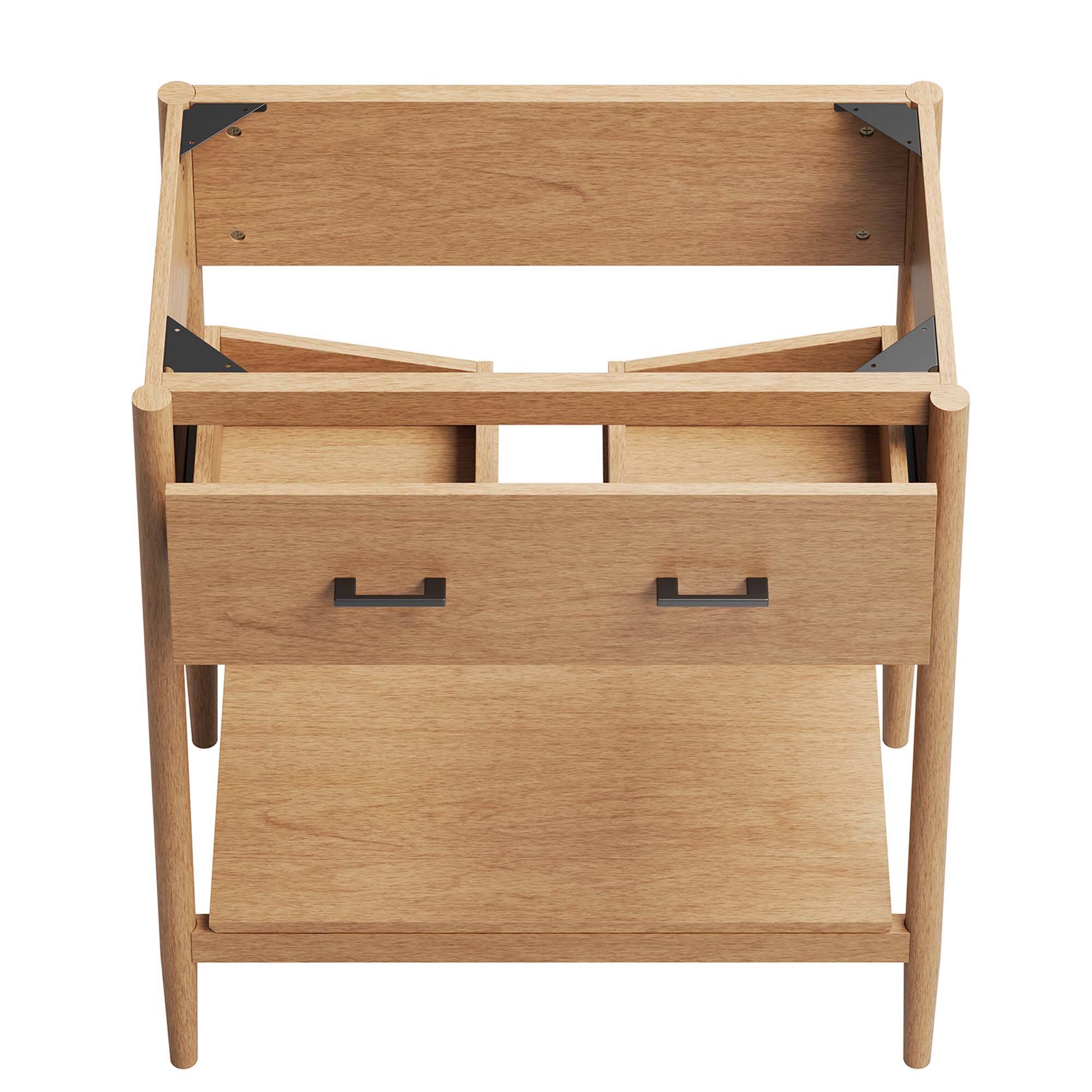 Alt View 4. Modway - Zaire Bathroom Cabinet Basin Not Included by Modway - Natural.