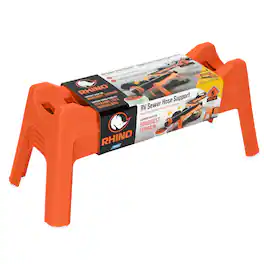Camco - Rhino Nesting RV Sewer Hose Support Kit for Stable Drainage, (Set of 5) - Orange