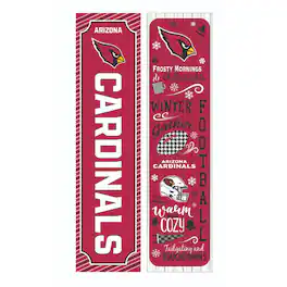 Evergreen Enterprises - Arizona Cardinals 47" Double Sided Winter Leaner Fan Sign - Multicolor
