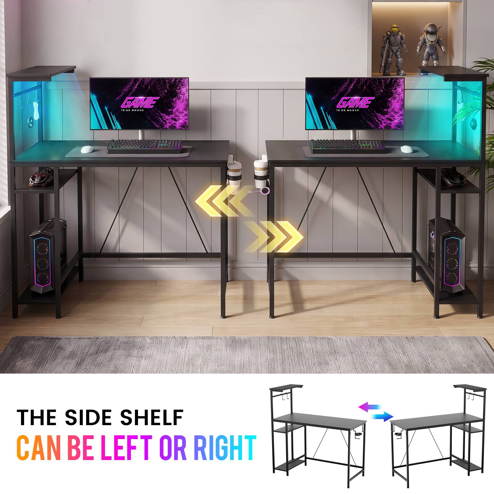 GAME TREE BRGER  
GAME 10 " ....  
THE SIDE SHELF CAN BE LEFT OR RIGHT