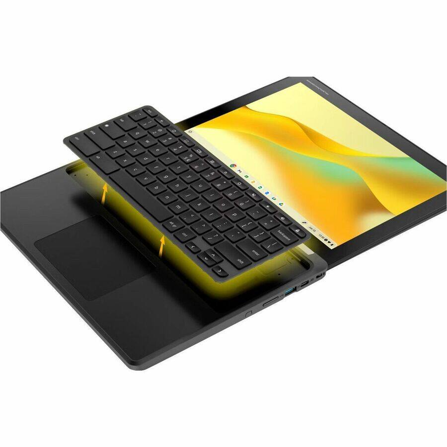 Alt View 4. Acer - Acer Chromebook Spin 512 R857TN R857TN-C21M 12.2" Touchscreen Convertible 2 in 1 Chromebook - WUXGA - 60 Hz - Intel - Black.