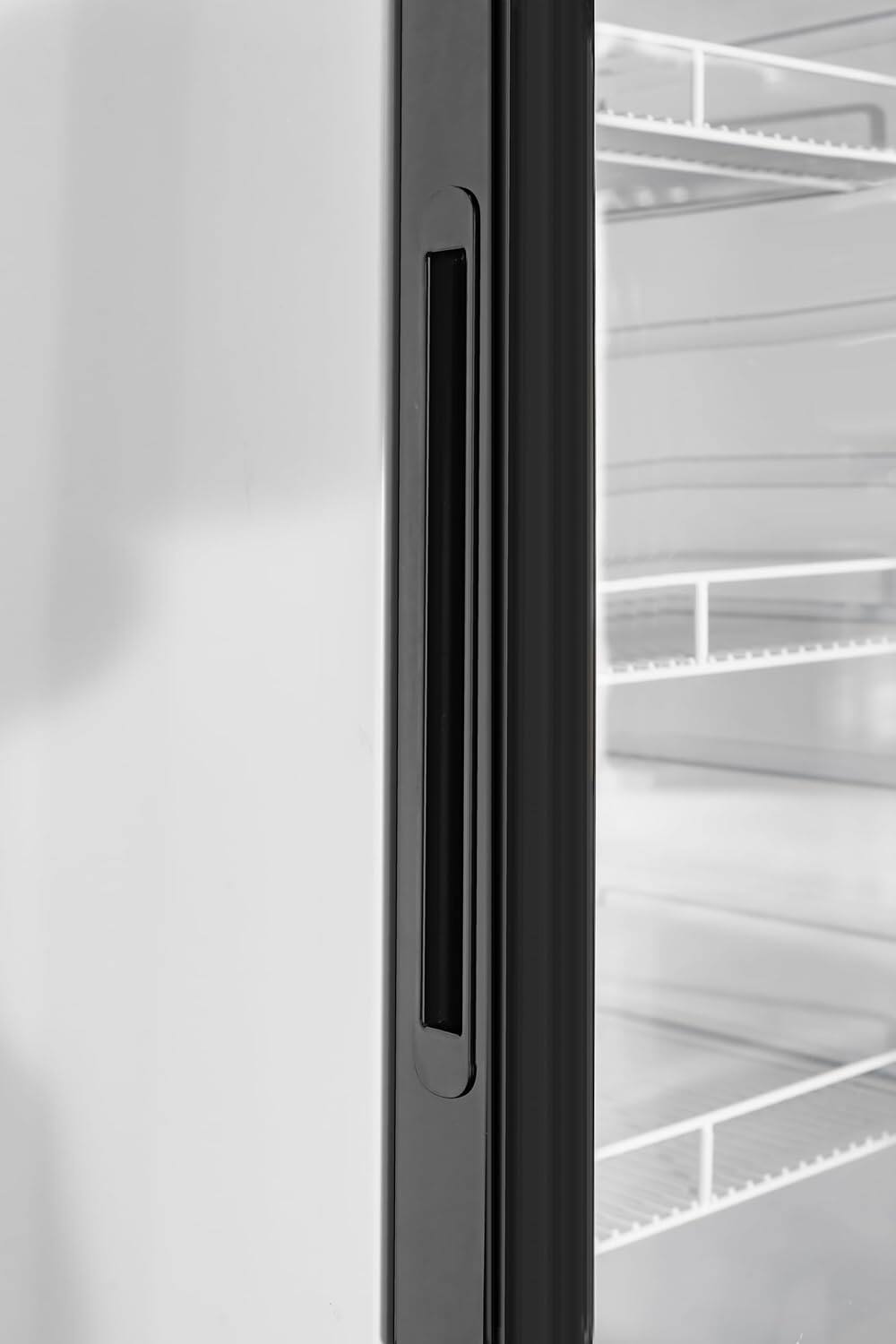 Alt View 3. Equator - Equator Vitlife 12.3 Cu Ft Commercial Glass Door Merchandiser Refrigerator, LED, Adjustable Shelves, Auto Defrost ETL - Black.
