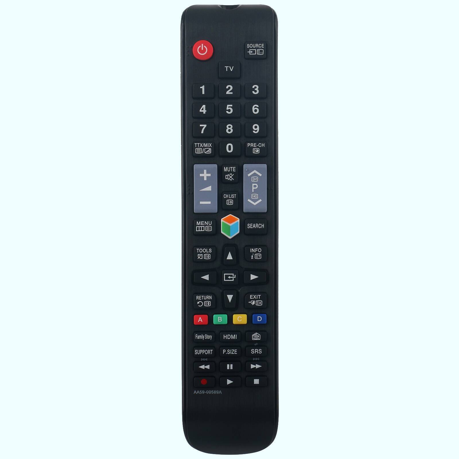 ALLIMITY - AA59-00589A Replaced Remote fit for Samsung TV UA46ES6200RXSW UA55ES6200RXZN UA55ES6220RXXT UA32ES6200RXZN - Black