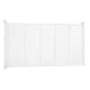 Front. VEVOR - Retractable Baby Gate, 34 inch Tall, Extends up to 55 inch Wide, Retractable Gate for Kids or Pets, Mesh Material.