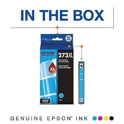 IN THE BOX

EPSON 273XL

High capacity XL
2X more prints*

GENUINE EPSON INK