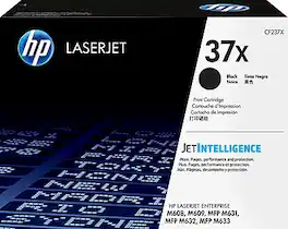 HP - 37X High Yield Toner Cartridge, Prints Up to 25,000 Pages - Black