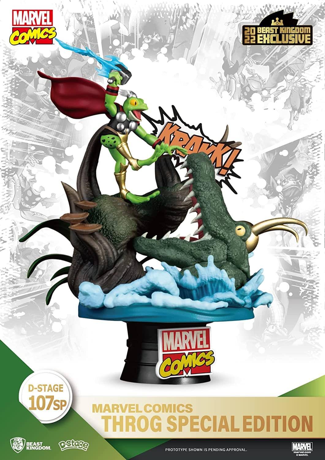 MARVEL COMICS  
20 BEAST KINGDOM 22 EXCLUSIVE  
D-STAGE 107SP  
MARVEL COMICS THROG SPECIAL EDITION  
PROTOTYPE SHOWN IS PENDING APPROVAL.  
MARVEL COMICS  
KRANK!  
BEAST KINGDOM  
D-STAGE  
MARVEL COMICS  
SPECIAL EDITION