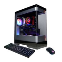 CyberPowerPC - Gamer Master Gaming Desktop - AMD Ryzen 5 5500 - 16GB Memory - AMD Radeon RX 6500 XT 4GB - 1TB PCIe 4.0 SSD - Black - Front_Zoom