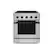 Front. Hauslane - HausPro 30 in. 4 Burners (20,000 BTU) Freestanding Dual Fuel Range - Matte Black.