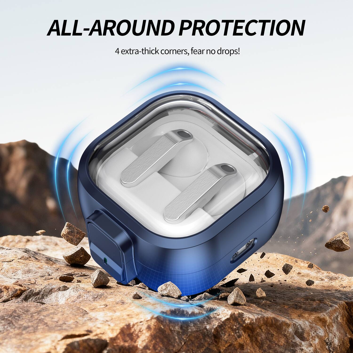 ALL-AROUND PROTECTION  
4 extra-thick corners, fear no drops!