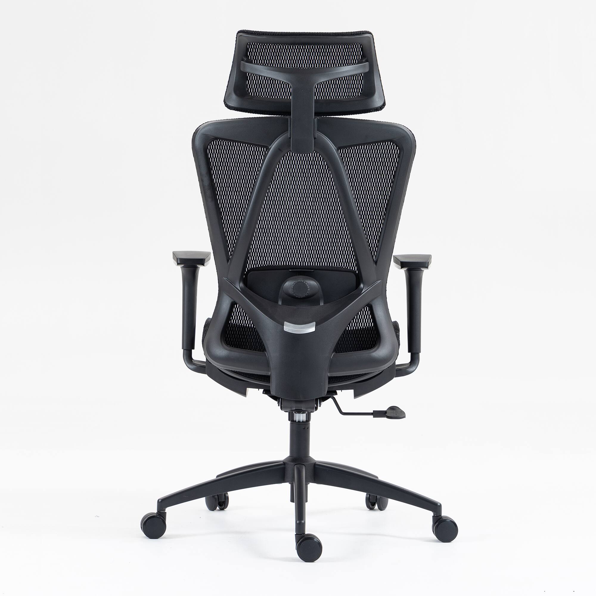 Alt View 2. GOODSILO - Ergonomic Mesh Office Chair with Adjustable Lumbar Support & 3D Armrests - Black.