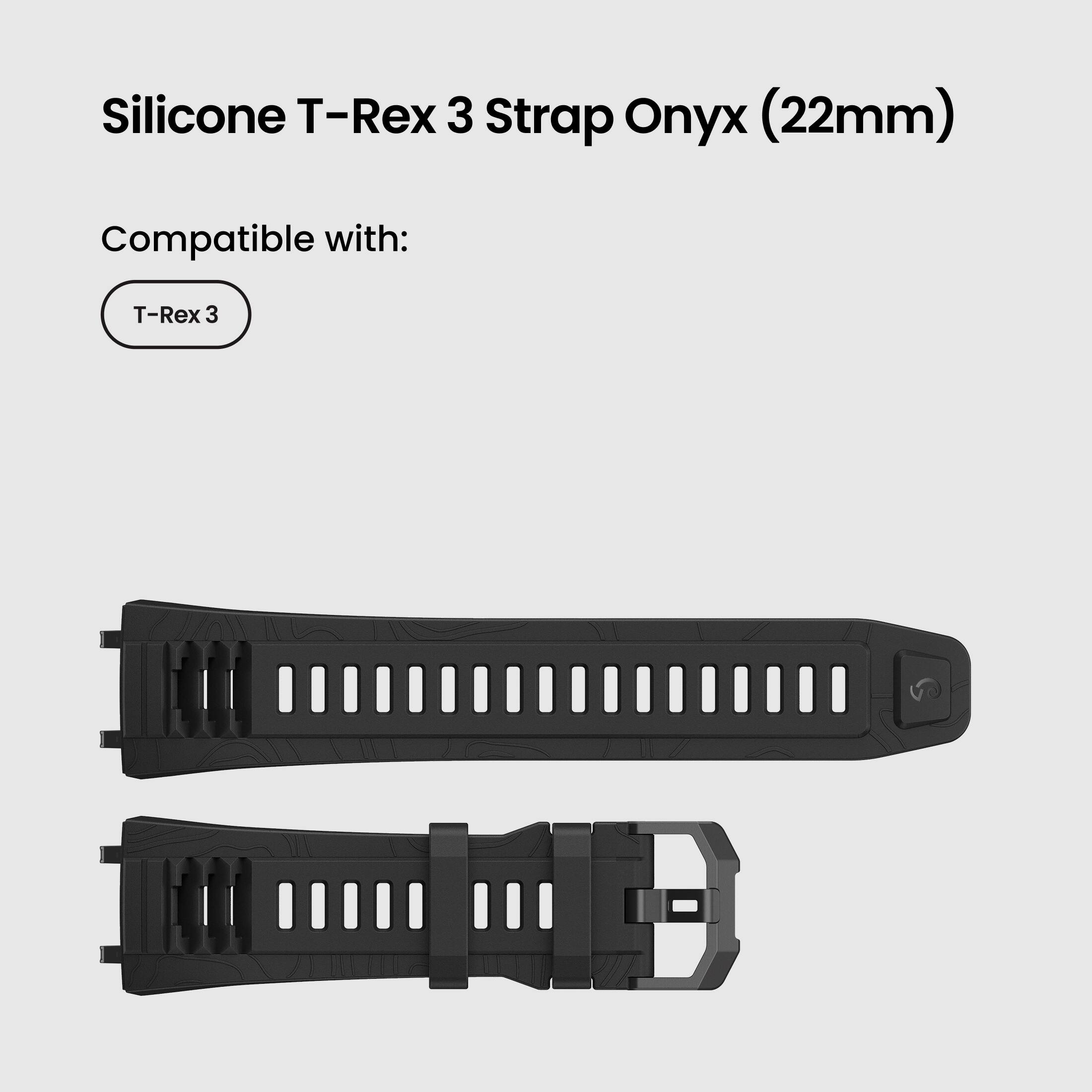 Silicone T-Rex 3 Strap Onyx (22mm)

Compatible with:  
T-Rex 3