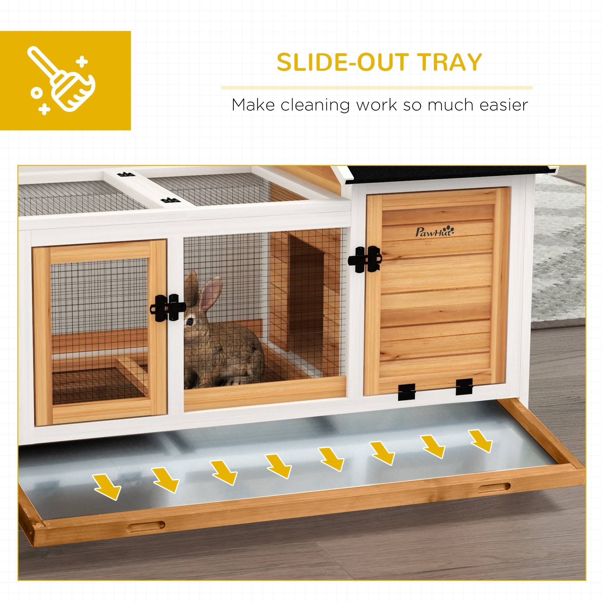 **SLIDE-OUT TRAY**

Make cleaning work so much easier