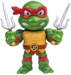 Jada Toys - Teenage Mutant Ninja Turtles - Metalfigs - Raphael Figure with Accessories (TMNT) - Collectibles