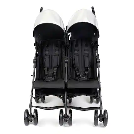 Front. Ingenuity - Ingenuity 3Dlite Double Convenience Stroller - BLACK.