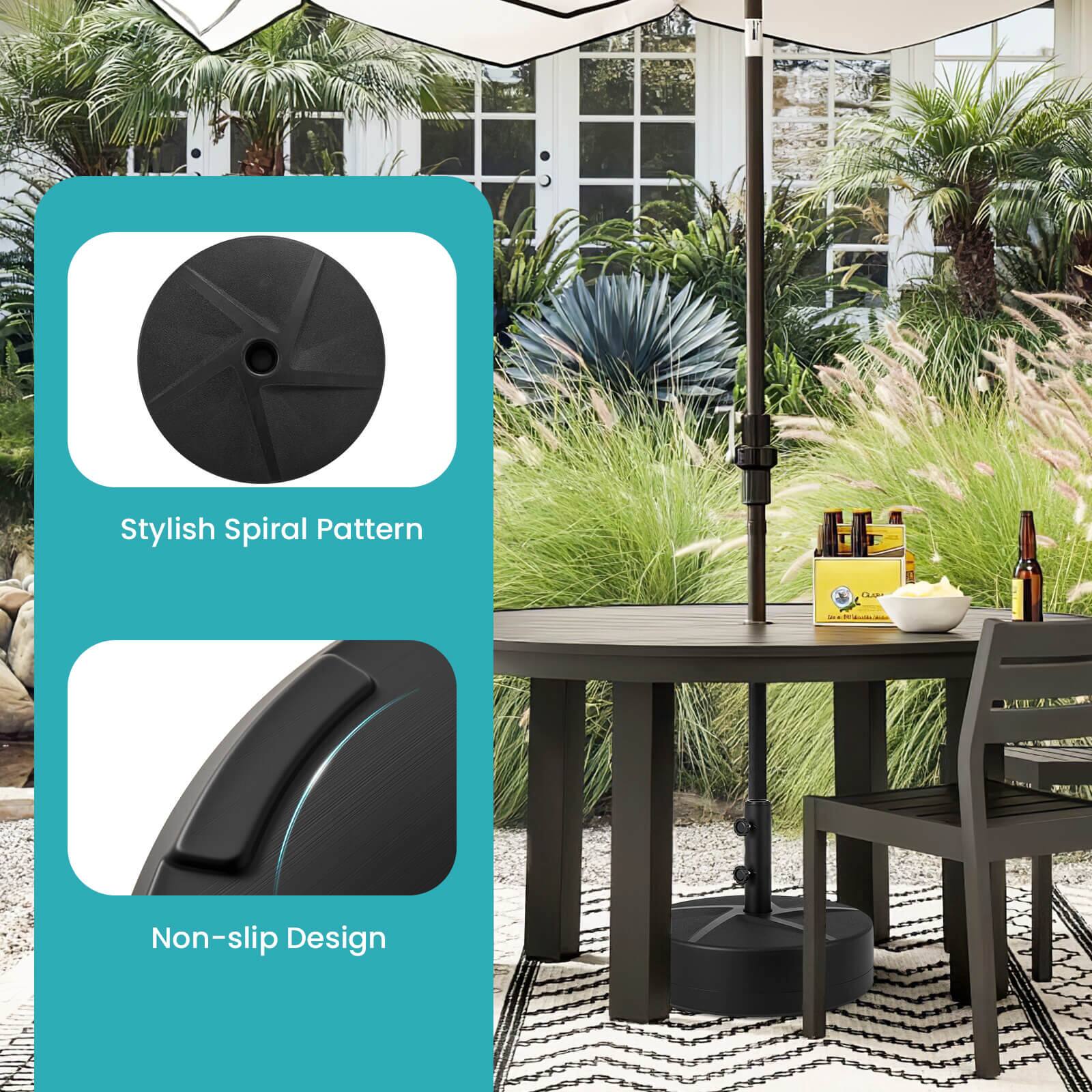 The text on the image reads "Stylish Spiral Pattern Non-slip Design."