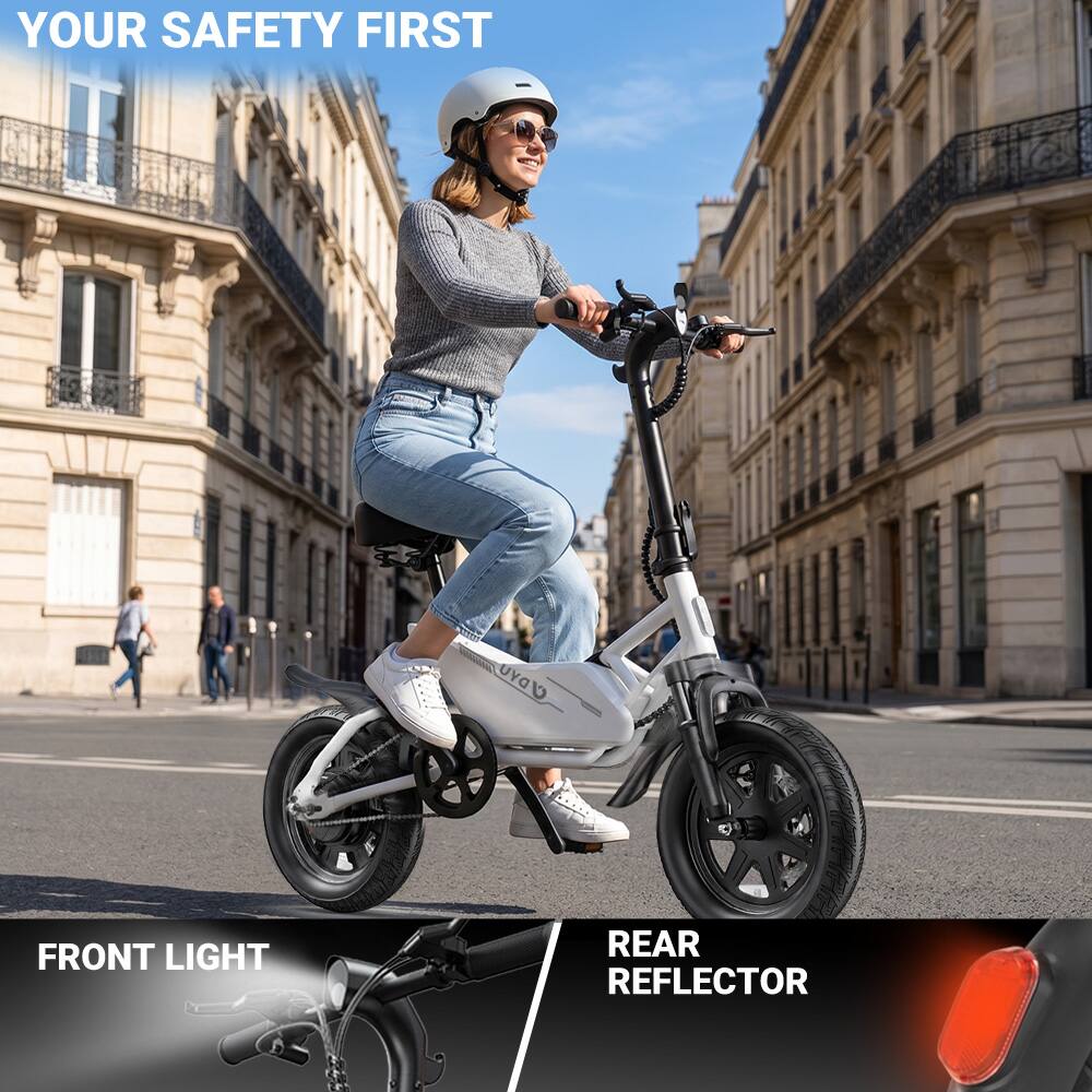 YOUR SAFETY FIRST

FRONT LIGHT

REAR REFLECTOR