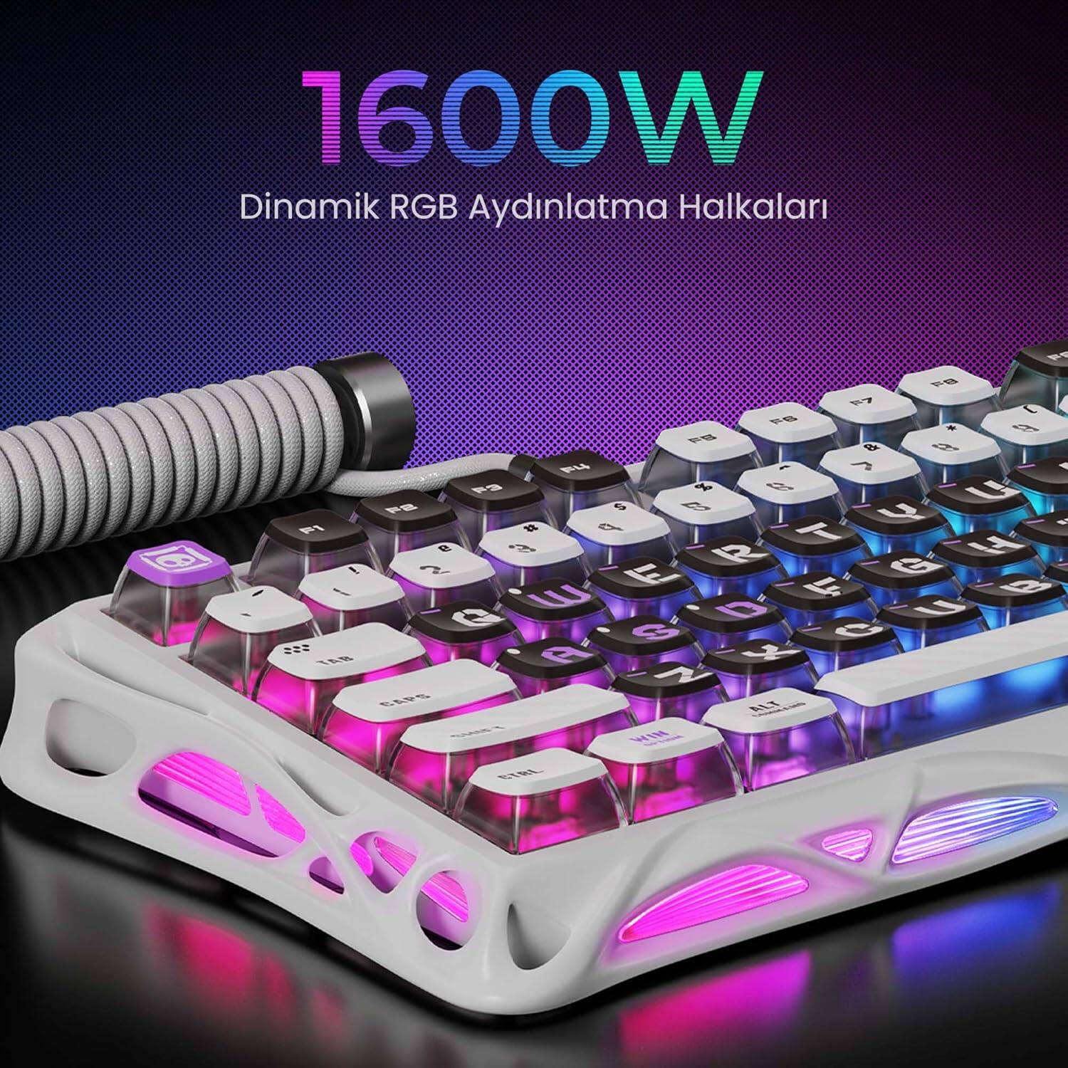1600W  
Dinamik RGB Aydınlatma Halkaları