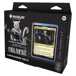 Magic The Gathering - MTG: Universes Beyond- Final Fantasy Commander Deck Scions & Spellcraft