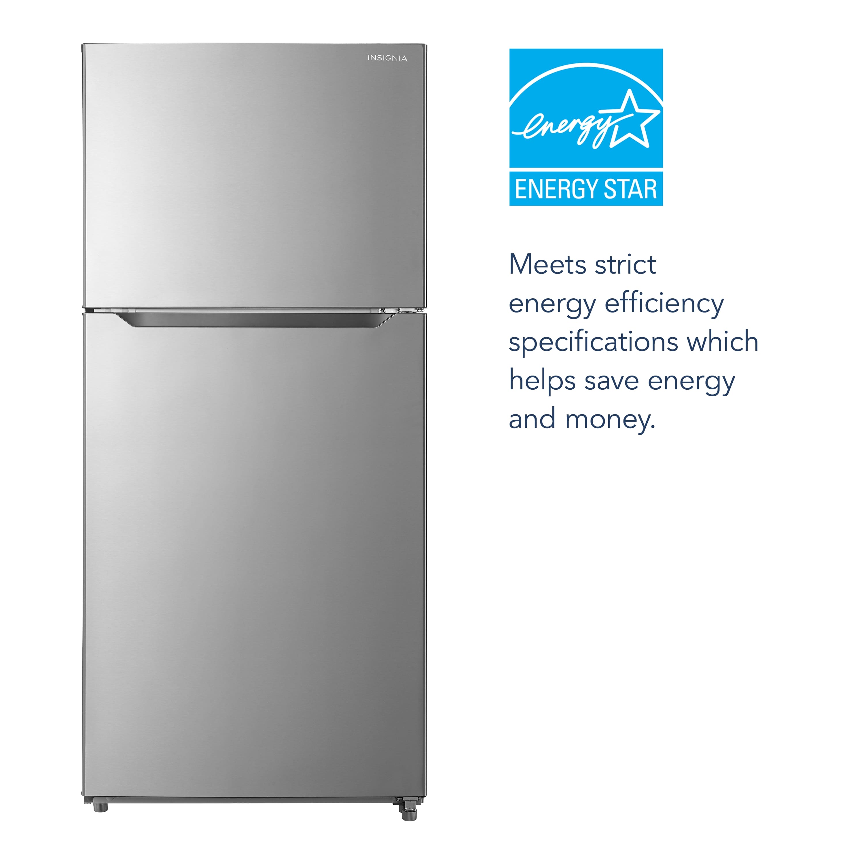 The text on the image reads: "Meets strict energy efficiency specifications which helps save energy and money."