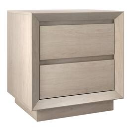 Hudson&Canal - Emmett 24" Wide Rectangular Nightstand in Alder - White