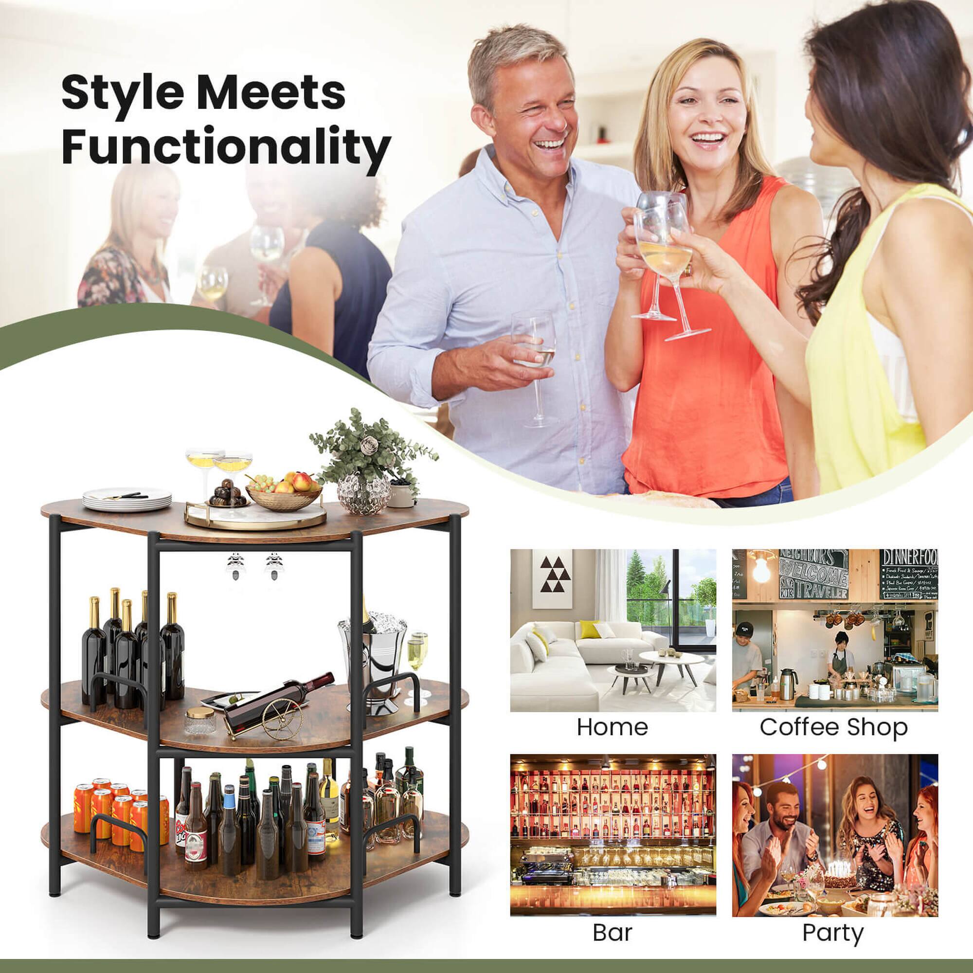 Style Meets Functionality 1K% DINNERFOOD - 5K FECOKE - I - - Cet - - - D TRAVELEE Home Coffee Shop Bar Party