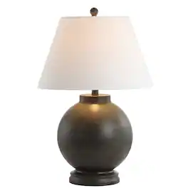 Jonathan Y - Sophie 26" Resin LED Table Lamp - Dark Gray