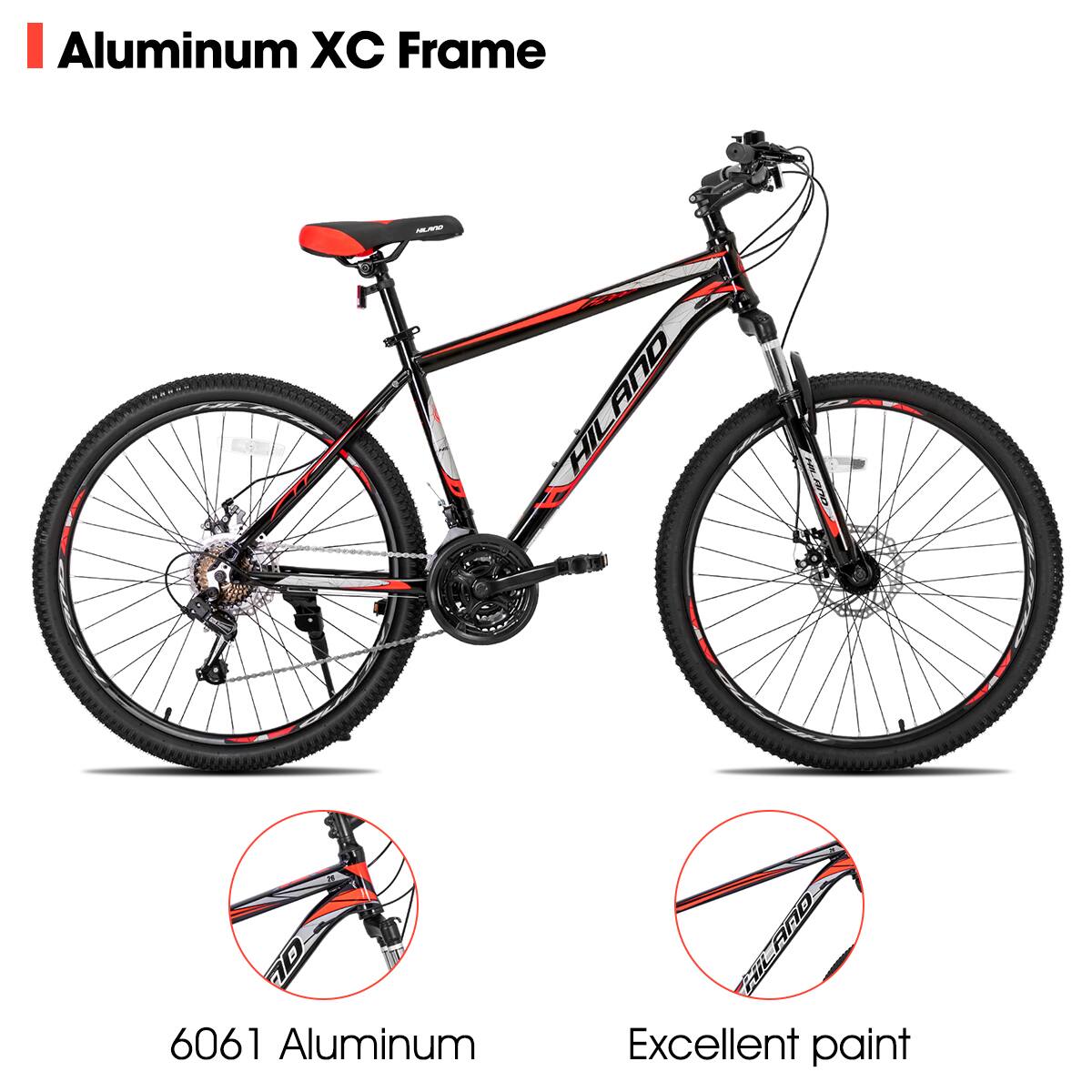 Aluminum XC Frame 6061 Aluminum Excellent paint
