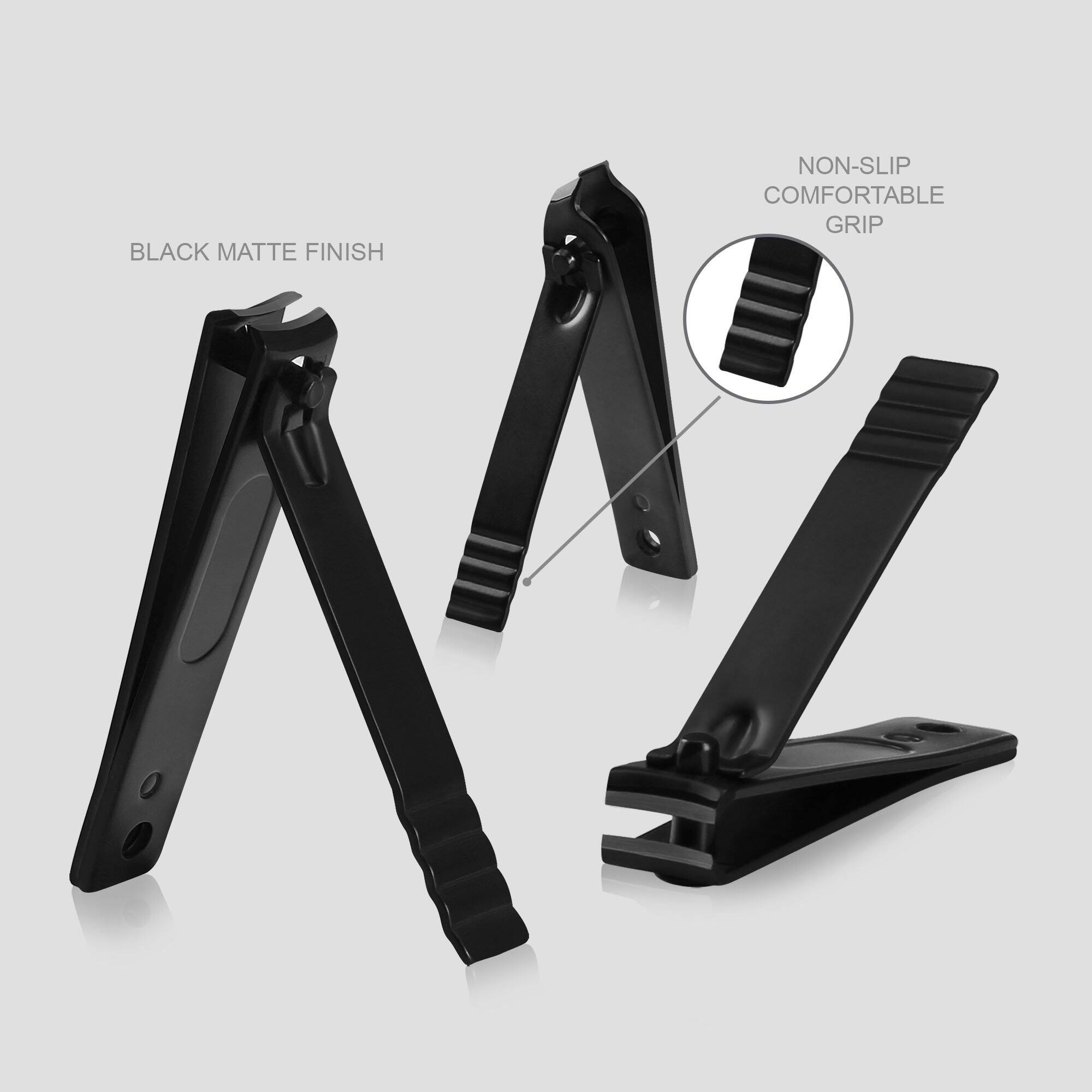 BLACK MATTE FINISH  
NON-SLIP COMFORTABLE GRIP