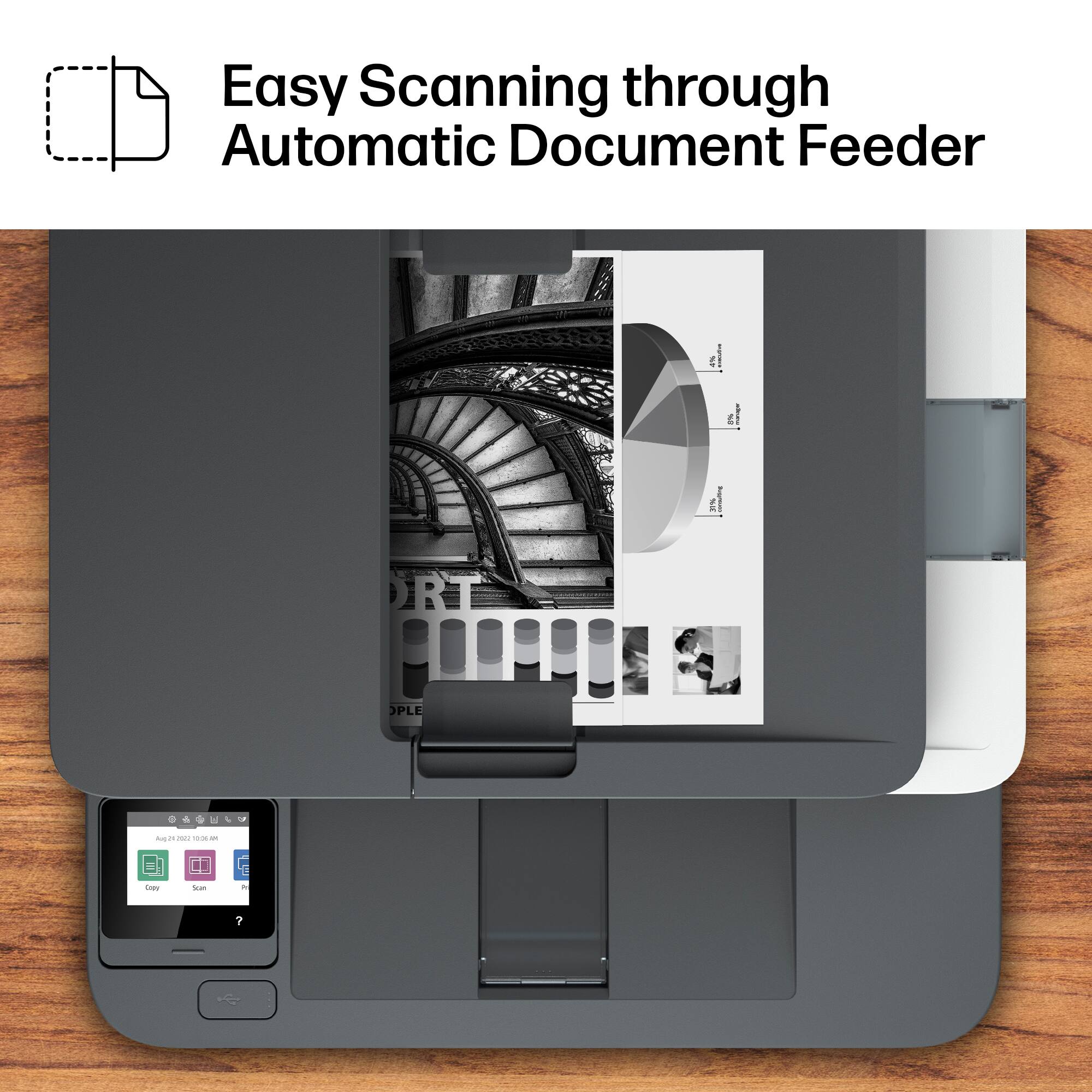 Easy Scanning through Automatic Document Feeder