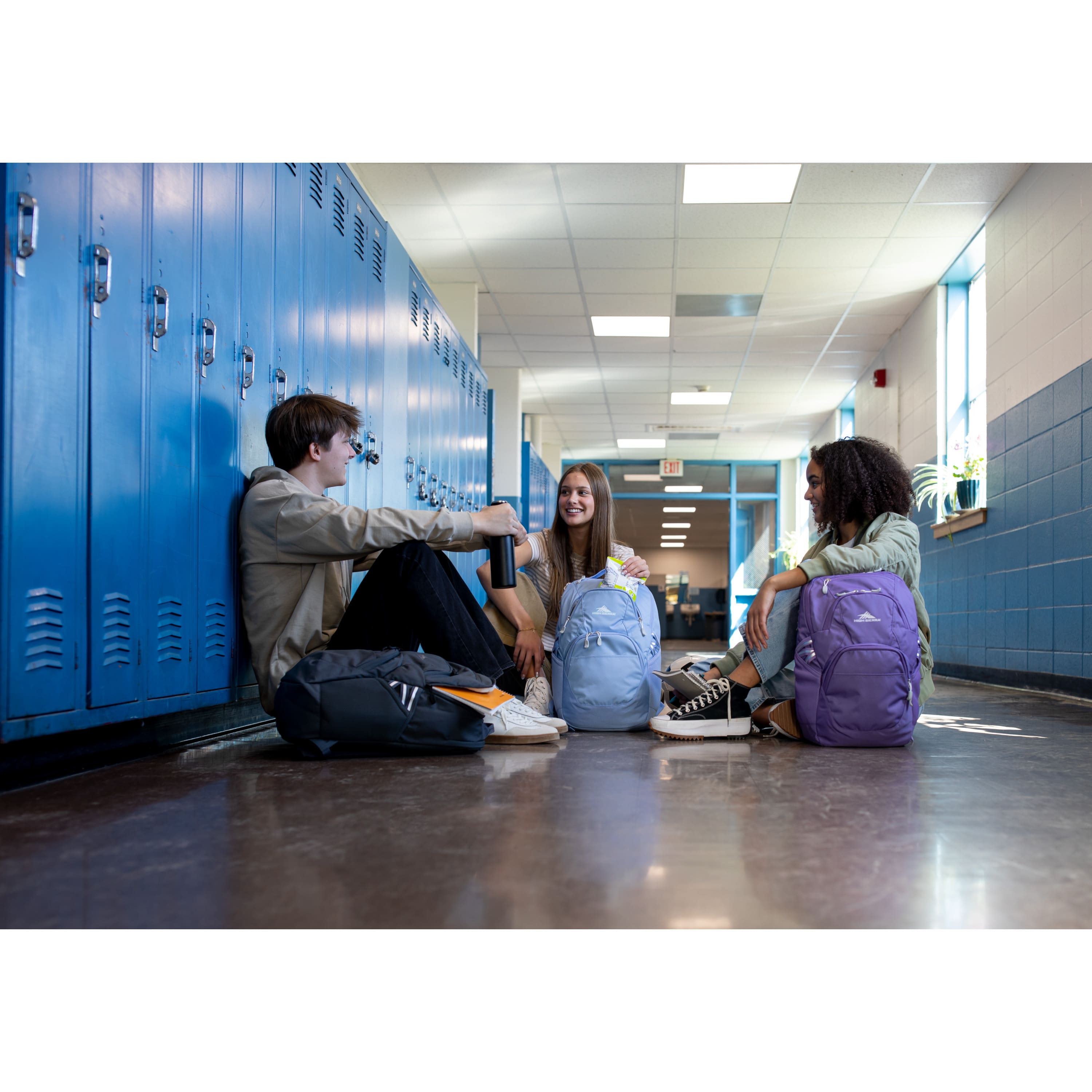 Alt View 4. High Sierra - BTS 2020 Swoop SG Backpack - Light Purple.