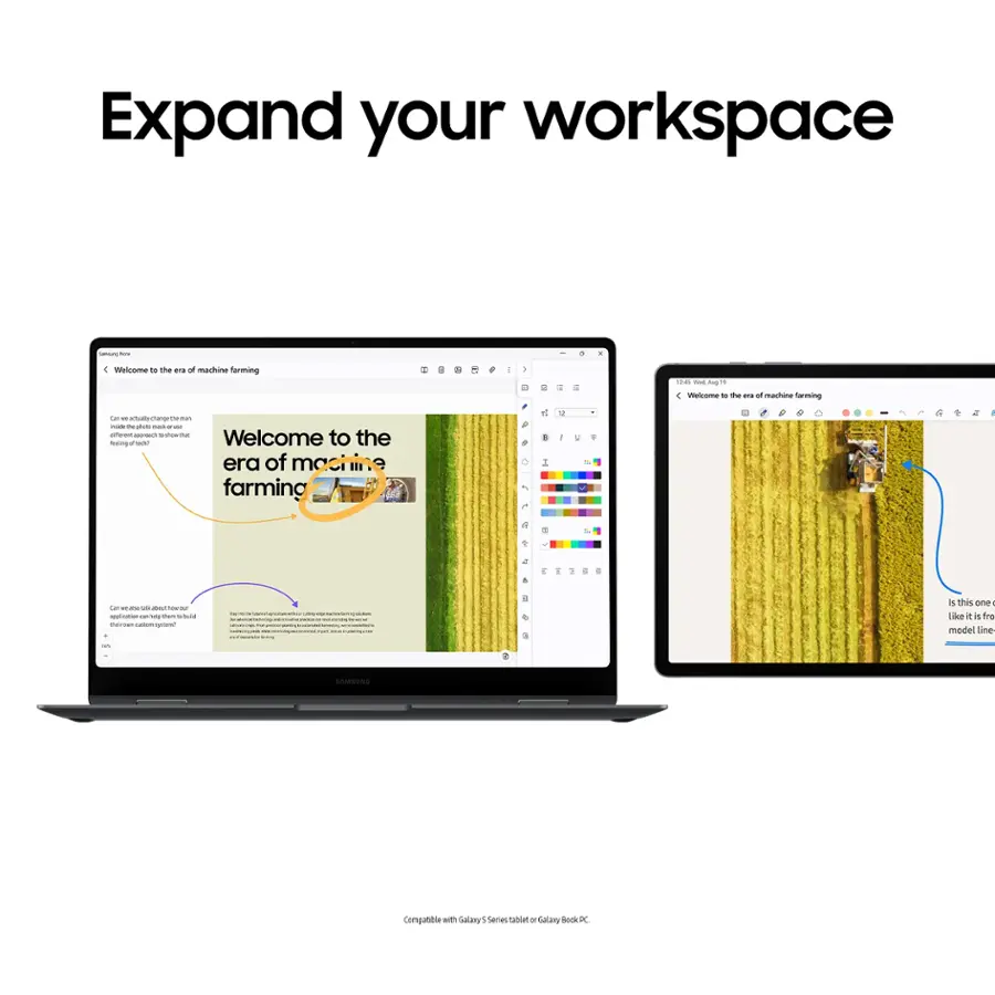 Expand your workspace - Welcome to the era of machine farming.