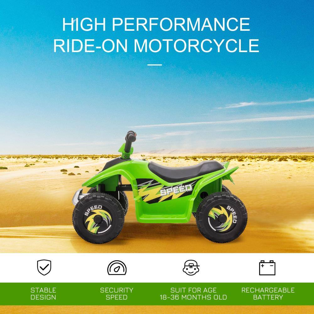 HIGH PERFORMANCE RIDE-ON MOTORCYCLE

- STABLE DESIGN
- SECURITY SPEED
- SUIT FOR AGE 18-36 MONTHS OLD
- RECHARGEABLE BATTERY