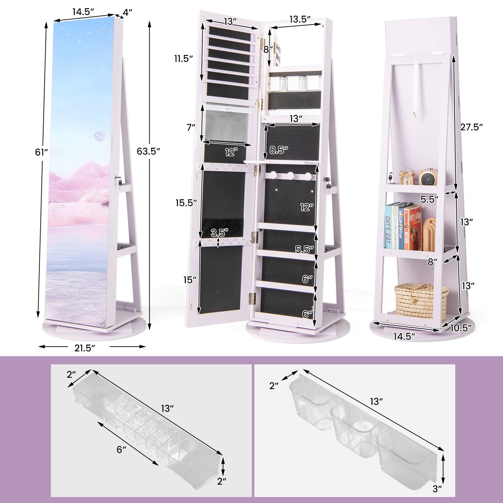 14.5"  
4"  
61"  
63.5"  
11.5"  
7"  
15.5"  
3.5"  
21.5"  
13"  
13.5"  
8.5"  
12"  
5.5"  
27.5"  
13"  
5.5"  
8"  
10.5"  
14.5"  
10.5"  
2"  
6"  
13"  
13"  
6"  
2"  
3"