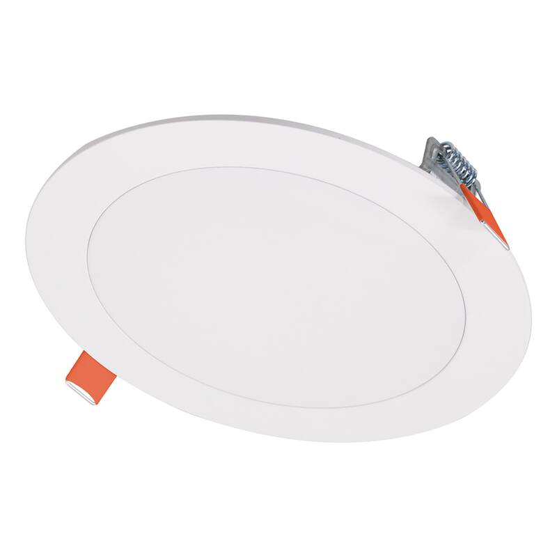 Angle. Halo - Halo HLB Lite Matte White 6 in. W LED Canless Recessed Downlight 12.6 W.