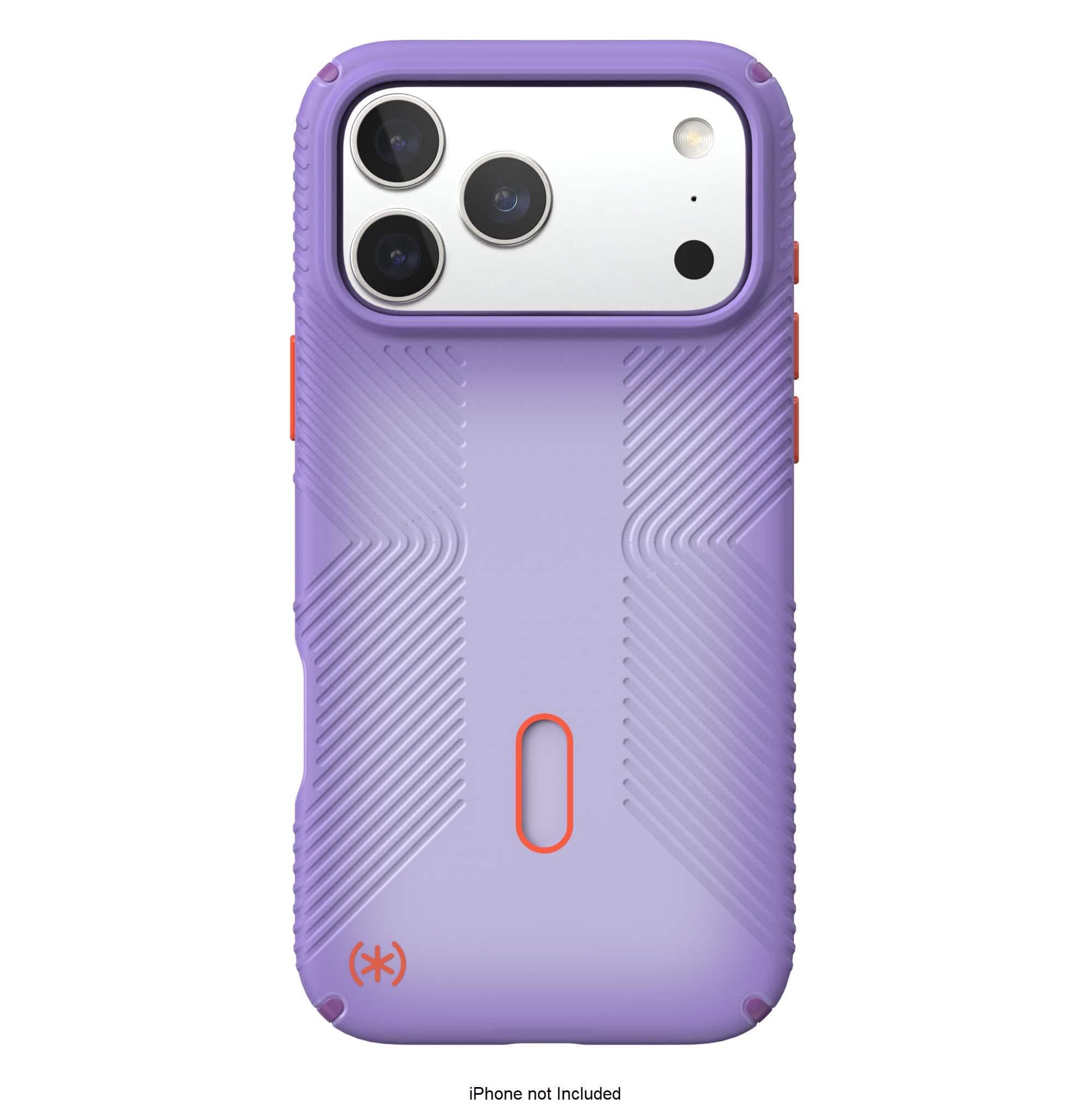 Speck - Presidio Lux Grip ClickLock Case for Apple iPhone 17 Pro Max - Purple Fade/Magic Purple/New Poppy - Angle_Zoom