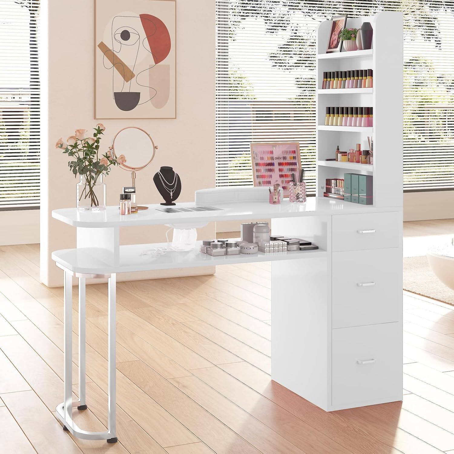 Front. Circus Cirle - Professional Manicure Table.