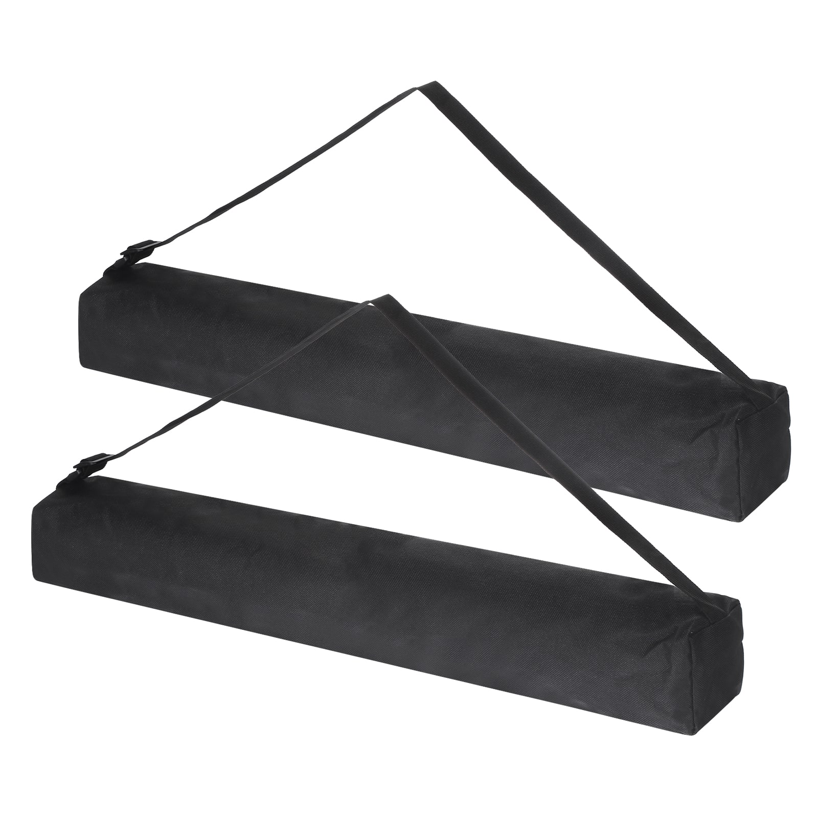 Unique Bargains - 22.83"x3.15" Tripod Carrying Case, 2pcs Nylon Padded Bag with Handles for Light Stands and Tripods - Black
