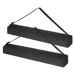 Unique Bargains - 22.83"x3.15" Tripod Carrying Case, 2pcs Nylon Padded Bag with Handles for Light Stands and Tripods - Black