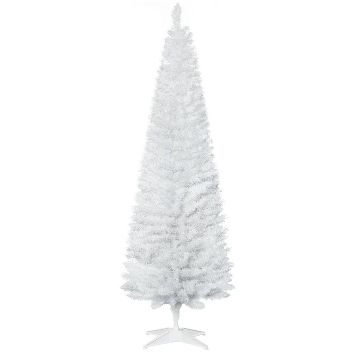 Alt View 7. Resenkos - Resenkos 6 foot white Christmas tree with bracket - White.