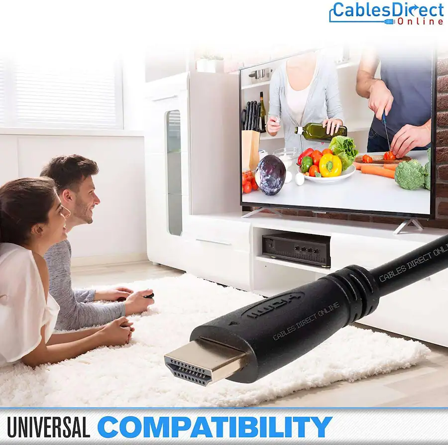 Cables Direct Online 3FT HDMI 2.0 Cable 4K 60Hz HDR High Speed 18Gbps w ...