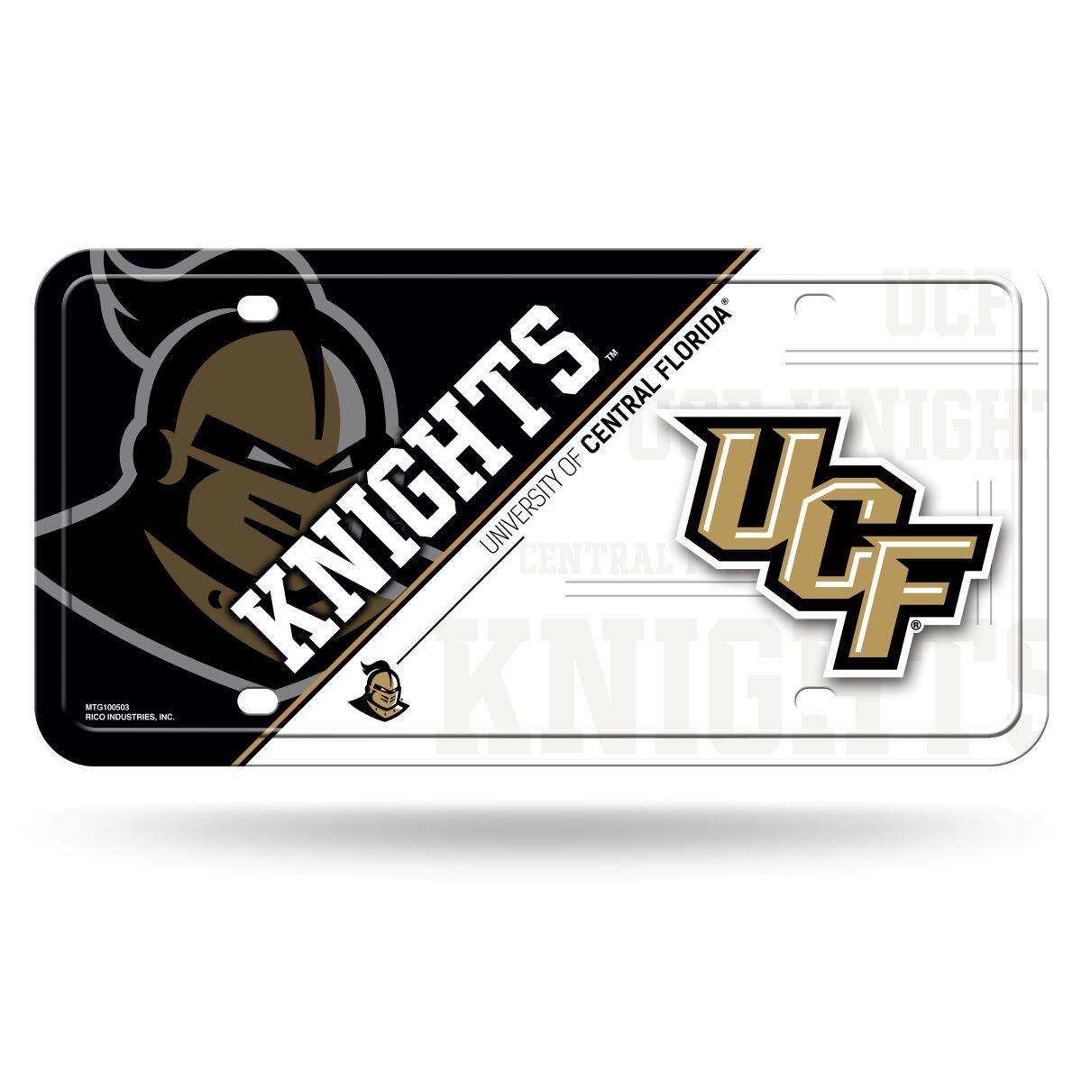 Central Florida UCF Knights 12x6 Metal License Plate Auto Tag
